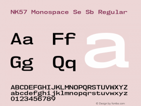 NK57 Monospace Se Sb