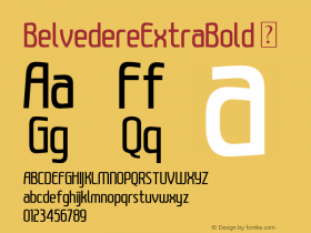 BelvedereExtraBold