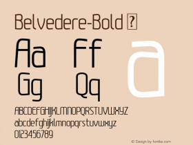 Belvedere-Bold