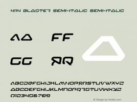 4114 Blaster Semi-Italic