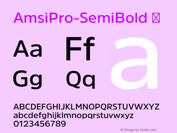 AmsiPro-SemiBold