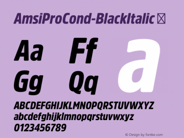 AmsiProCond-BlackItalic