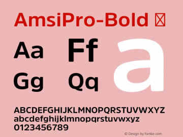 AmsiPro-Bold