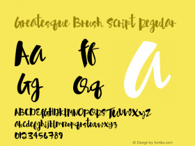 Greatesque Brush Script