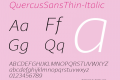 QuercusSansThin-Italic