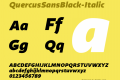 QuercusSansBlack-Italic