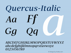 Quercus-Italic