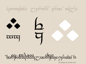 Tengwar_Eldanaro Medium