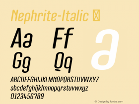 Nephrite-Italic