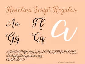 Roselina Script