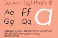 Lasiver-LightItalic