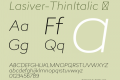 Lasiver-ThinItalic