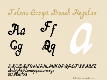 Telena Script Brush