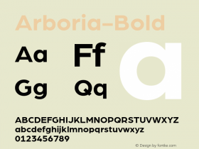 Arboria-Bold