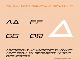 Tele-Marines Semi-Italic