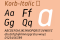 Korb-Italic