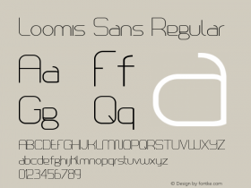 Loomis Sans