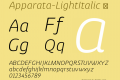 Apparata-LightItalic
