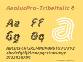 AeolusPro-TribeItalic