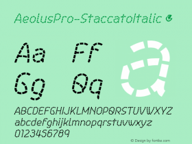 AeolusPro-StaccatoItalic