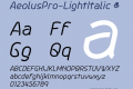 AeolusPro-LightItalic