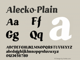 Alecko-Plain