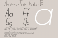 ArsinoeThin-Italic