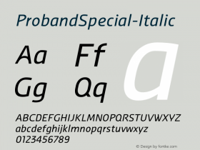 ProbandSpecial-Italic