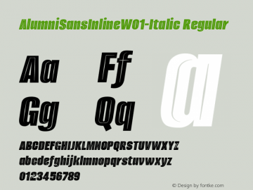 AlumniSansInline-Italic