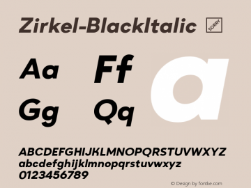Zirkel-BlackItalic