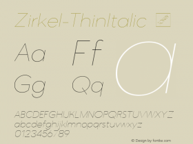 Zirkel-ThinItalic