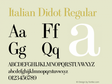 Italian Didot