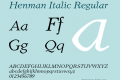 Henman Italic