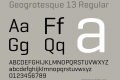 Geogrotesque 13