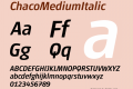 ChacoMediumItalic