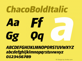 ChacoBoldItalic