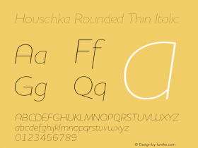 Houschka Rounded