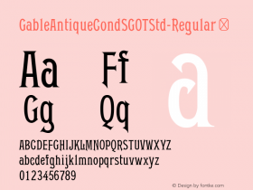 GableAntiqueCondSGOTStd-Regular