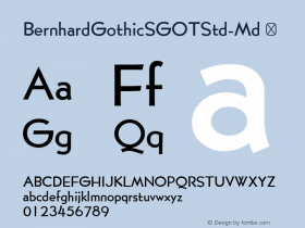 BernhardGothicSGOTStd-Md