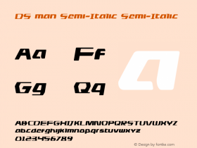 DS man Semi-Italic