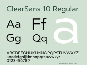 ClearSans 10