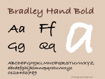 Bradley Hand