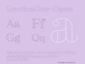 GeoticaOne-Open