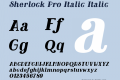 Sherlock Pro Italic