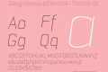 GeogrotesqueStencilA-ThItalic