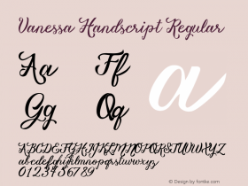 Vanessa Handscript