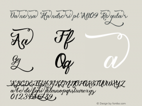 Vanessa Handscript Alt09