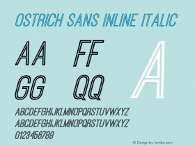 Ostrich Sans Inline