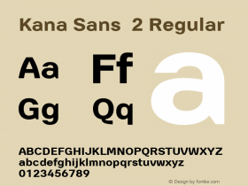 Kana Sans 2