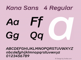 Kana Sans 4